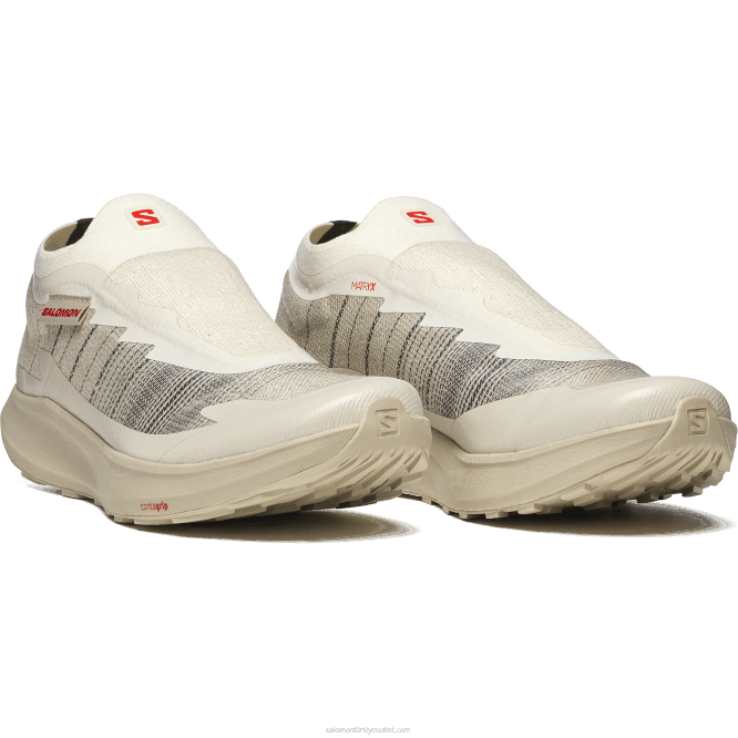 SalomonLF4H141 erkek spor ayakkabı - pulsar advance vanilyalı buz/tüy grisi/ateş kırmızısı