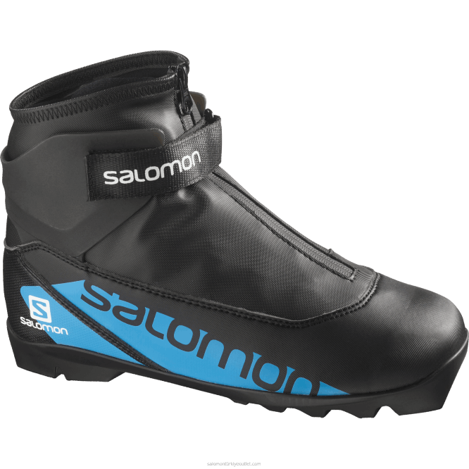 SalomonLF4H1410 junior - çocuk kaykay klasik nordic botları - r/combi siyah/işlem mavisi