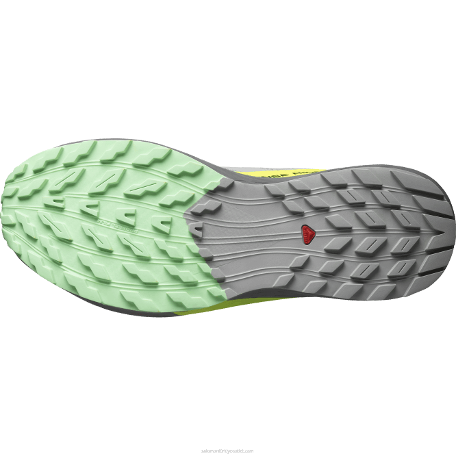 SalomonLF4H1431 erkek patika koşu ayakkabısı - sense ride 5 alaşım/sessiz gölge/güvenlik sarısı