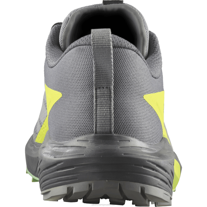 SalomonLF4H1431 erkek patika koşu ayakkabısı - sense ride 5 alaşım/sessiz gölge/güvenlik sarısı