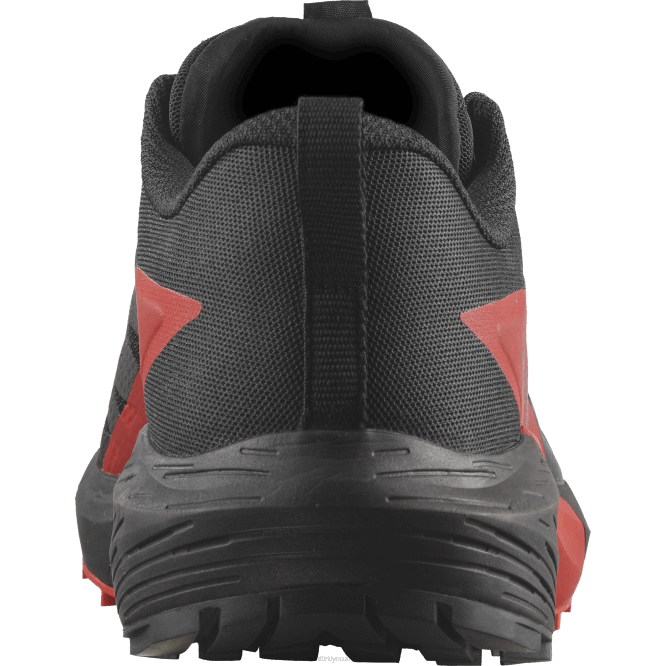 SalomonLF4H1432 erkek patika koşu ayakkabısı - sense ride 5 siyah/ateş kırmızısı