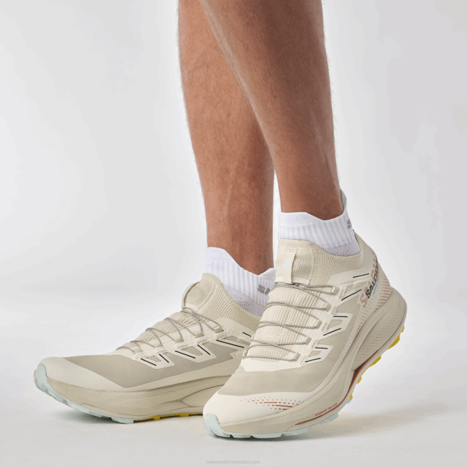 SalomonLF4H1437 erkek patika koşu ayakkabısı - pulsar trail pro 2 yağmurlu gün/acı sos/frezya