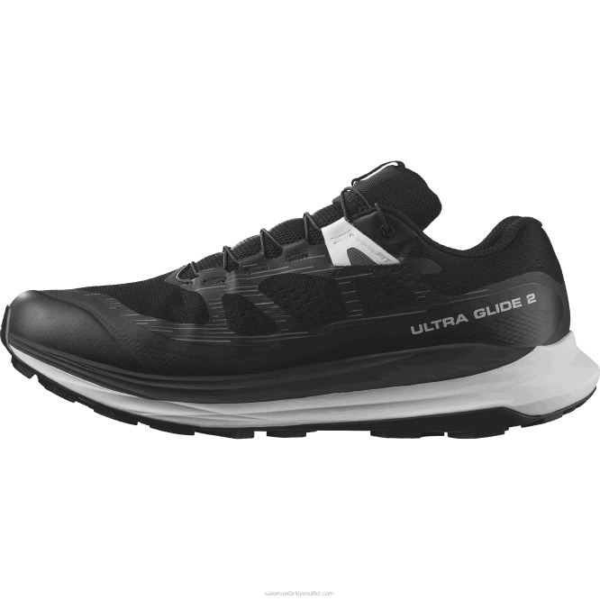 SalomonLF4H1443 erkek patika koşu ayakkabısı - ultra glide 2 gore-tex siyah/ay taşı/beyaz