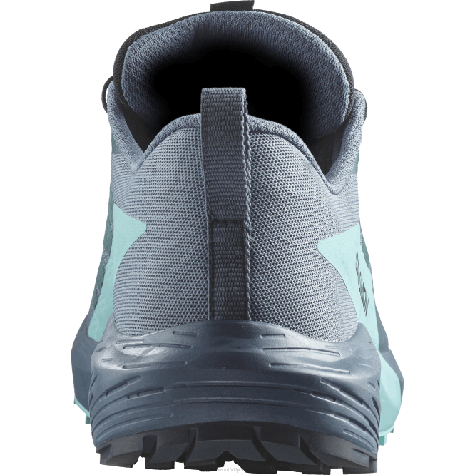 SalomonLF4H1445 erkek patika koşu ayakkabısı - sense ride 5 gore-tex karbon/mavi parlaklık/çin mavisi