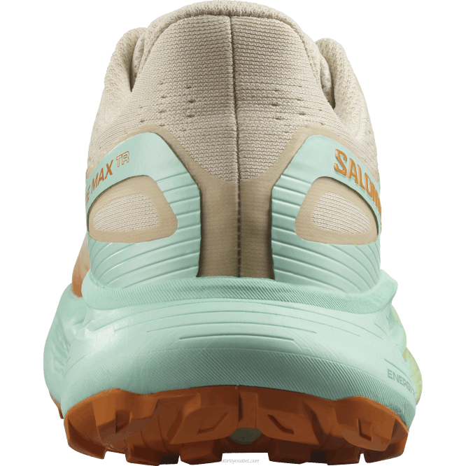 SalomonLF4H1446 erkek arazi koşu ayakkabısı - glide max tr ağartılmış kum/yucca/turuncu biber