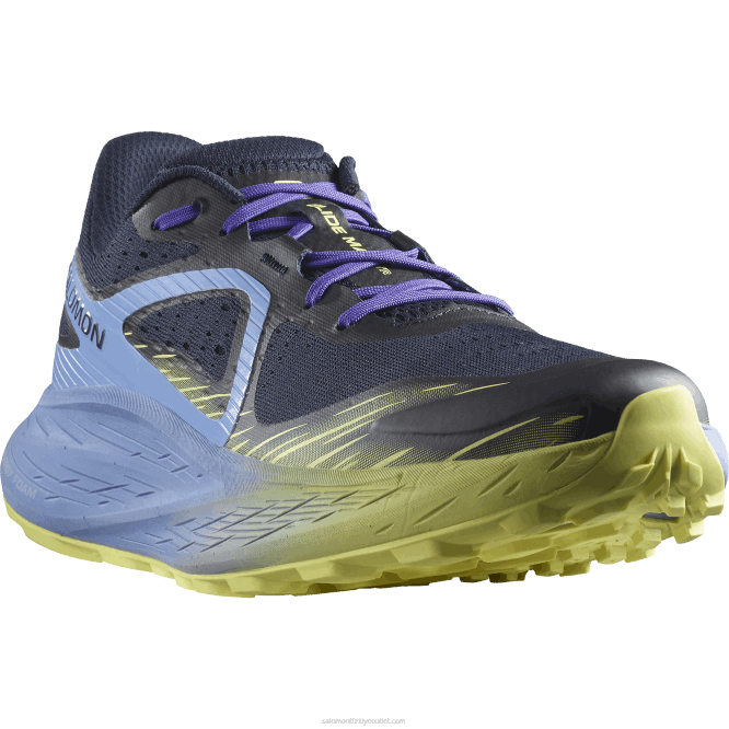 SalomonLF4H1448 erkek arazi koşu ayakkabısı - glide max tr granada gökyüzü/koyu safir/güneşli kireç