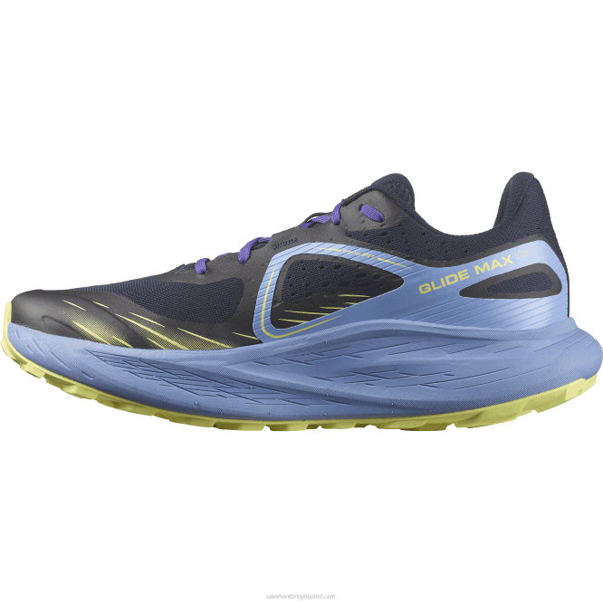 SalomonLF4H1448 erkek arazi koşu ayakkabısı - glide max tr granada gökyüzü/koyu safir/güneşli kireç