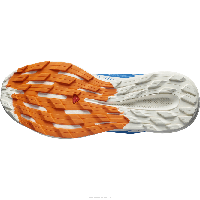 SalomonLF4H1458 erkek arazi koşu ayakkabısı - pulsar izi indigo kiraz kuşu/vanilya buzu/canlı portakal