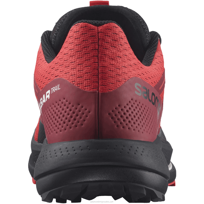 SalomonLF4H1463 erkek arazi koşu ayakkabısı - pulsar izi haşhaş kırmızısı/bisiklet kırmızısı/siyah