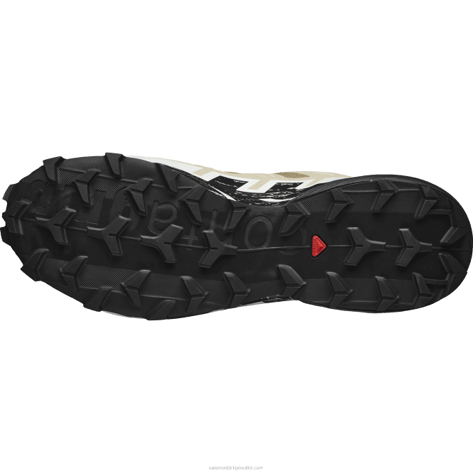 SalomonLF4H1466 erkek patika koşu ayakkabısı - speedcross 6 gore-tex deniz yosunu/siyah/vanilyalı buz