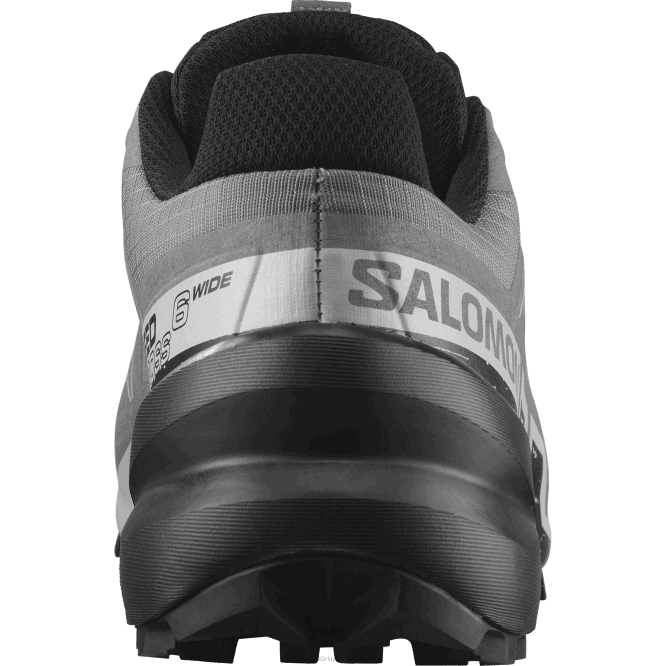 SalomonLF4H1470 erkek patika koşu ayakkabısı - speedcross 6 geniş sessiz gölge/siyah/inci mavisi