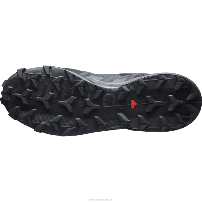SalomonLF4H1471 erkek patika koşu ayakkabısı - speedcross 6 geniş siyah/hayalet
