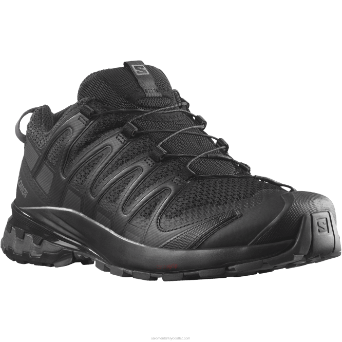 SalomonLF4H1474 erkek arazi koşu ayakkabısı - xa pro 3d v8 geniş siyah/mıknatıs