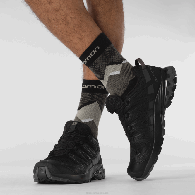 SalomonLF4H1479 erkek arazi koşusu ayakkabısı - xa pro 3d v8 siyah/mıknatıs