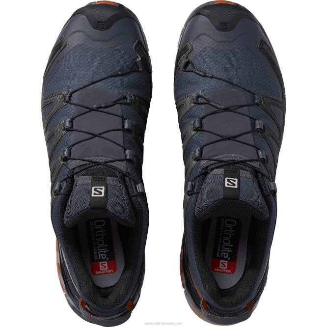 SalomonLF4H1481 erkek arazi koşu ayakkabısı - xa pro 3d v8 gore-tex abanoz/karamel kafe/siyah