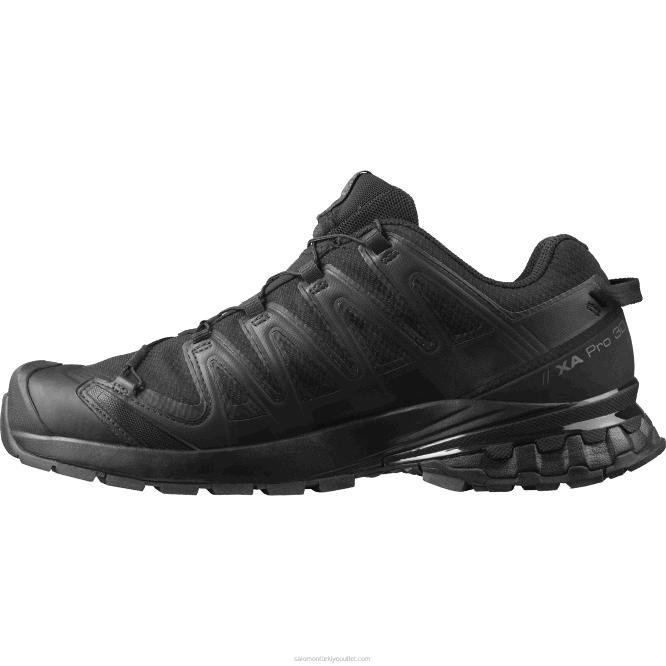 SalomonLF4H1482 erkek arazi koşu ayakkabısı - xa pro 3d v8 gore-tex siyah
