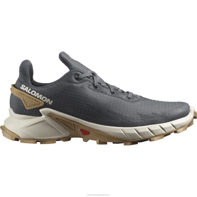 SalomonLF4H1483 erkek patika koşu ayakkabısı - alphacross 4 abanoz/yağmurlu gün/hayalet