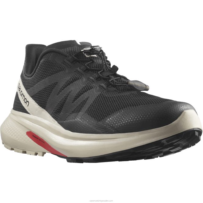 SalomonLF4H1485 erkek arazi koşu ayakkabısı - hypulse kara/yağmurlu gün