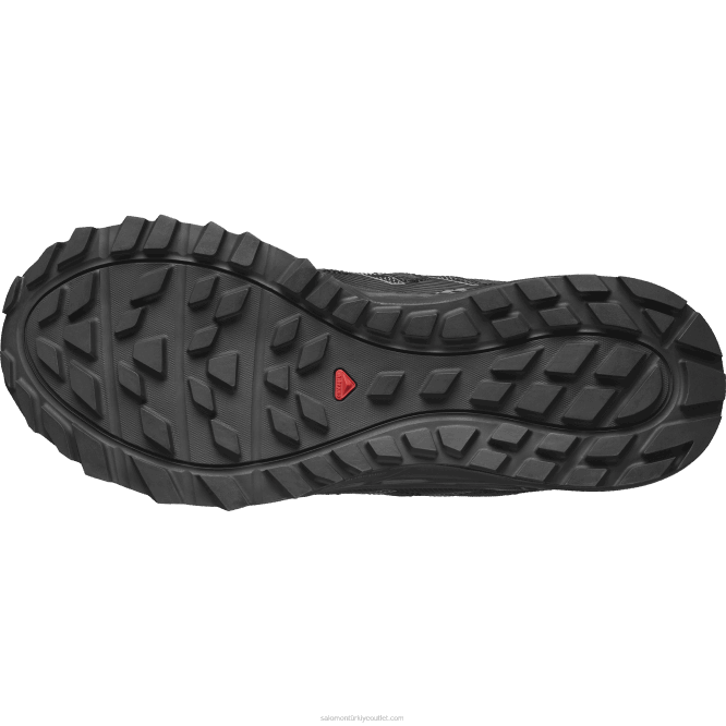 SalomonLF4H1486 erkek koşu ayakkabısı - dolaşmak siyah/kalaylı/don grisi