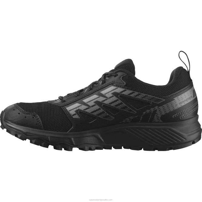 SalomonLF4H1486 erkek koşu ayakkabısı - dolaşmak siyah/kalaylı/don grisi