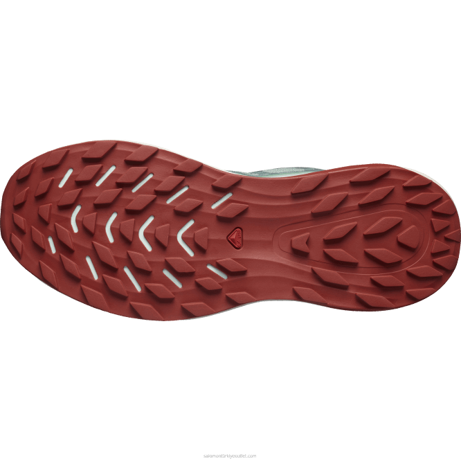 SalomonLF4H1489 Kadın arazi koşu ayakkabısı - ultra glide 2 nilüfer yaprağı/ağartılmış aqua/acı sos