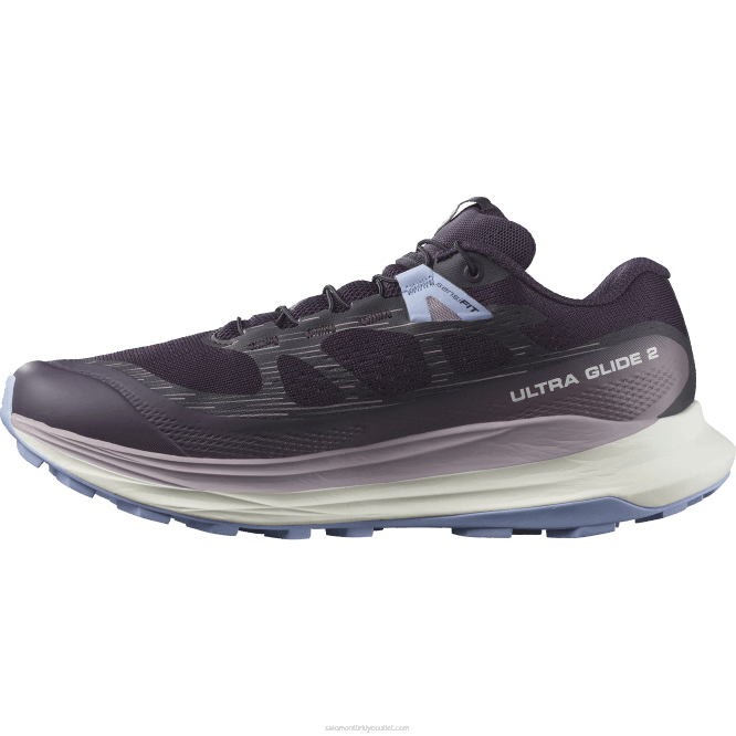 SalomonLF4H1490 Kadın arazi koşu ayakkabısı - ultra glide 2 itüzümü/vanilyalı buz/huzur