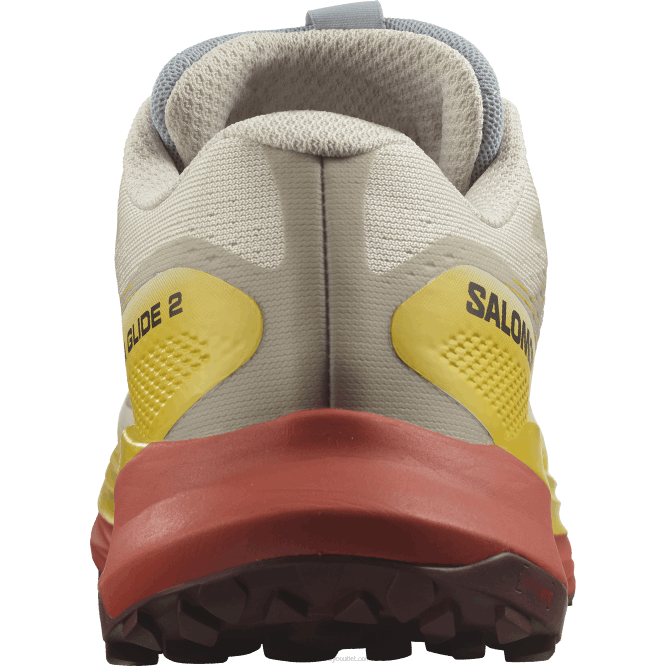 SalomonLF4H1491 Kadın arazi koşu ayakkabısı - ultra glide 2 yağmurlu gün/frezya/acı sos