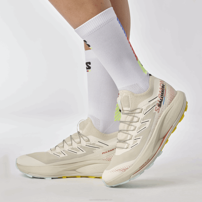 SalomonLF4H1494 Kadın arazi koşu ayakkabısı - pulsar trail pro 2 yağmurlu gün/acı sos/frezya