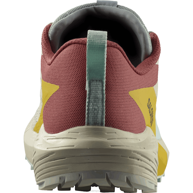 SalomonLF4H1497 Kadın arazi koşu ayakkabısı - sense ride 5 yağmurlu gün/acı sos/frezya
