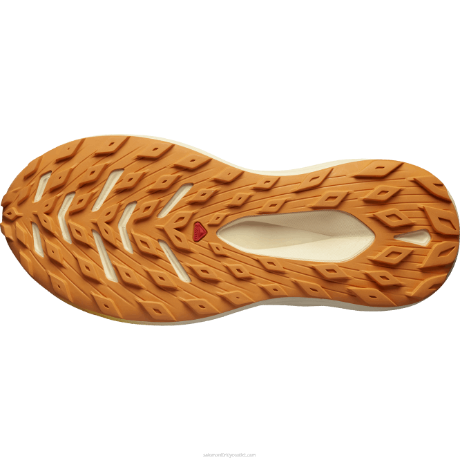 SalomonLF4H1499 Kadın arazi koşu ayakkabısı - glide max tr ağartılmış kum/yumuşak şeftali/turuncu biber