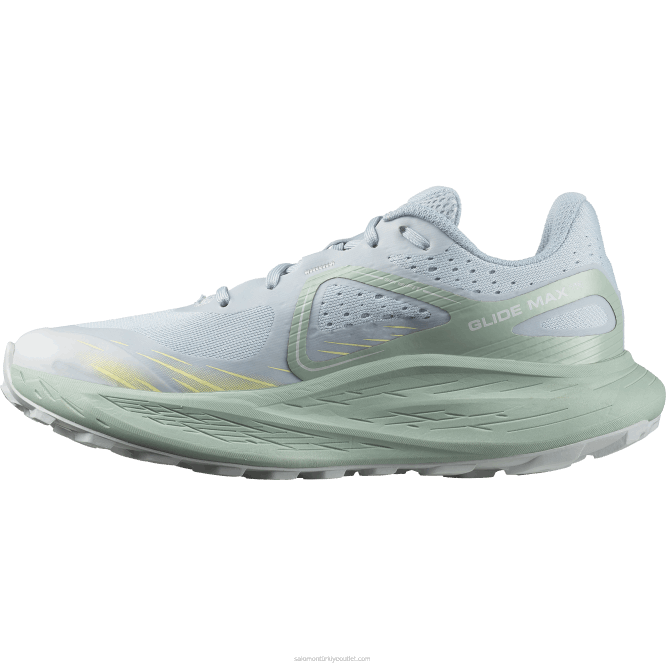 SalomonLF4H1501 Kadın arazi koşu ayakkabısı - glide max tr taş mavisi/granit yeşili/inci mavisi