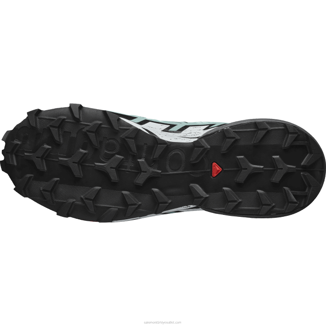 SalomonLF4H1505 Kadın arazi koşu ayakkabısı - speedcross 6 avize ağacı/abanoz/beyaz