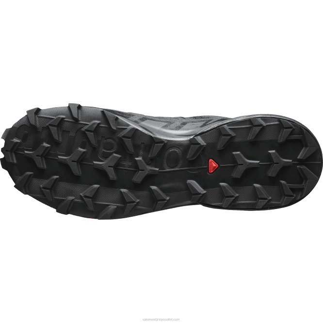 SalomonLF4H1507 Kadın arazi koşu ayakkabısı - speedcross 6 siyah/hayalet