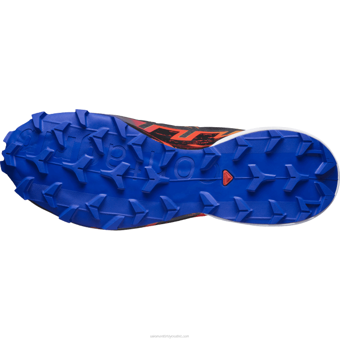 SalomonLF4H1509 Kadın arazi koşu ayakkabısı - speedcross 6 gore-tex blue fire siyah/web\de gezinme/güvenlik sarısı