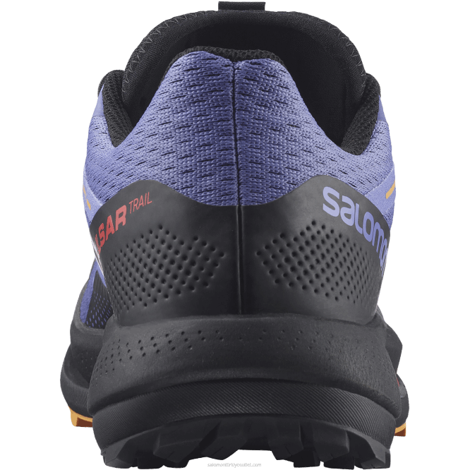 SalomonLF4H1510 kadın arazi koşu ayakkabısı - pulsar izi kadife sabah/siyah/parlak turuncu