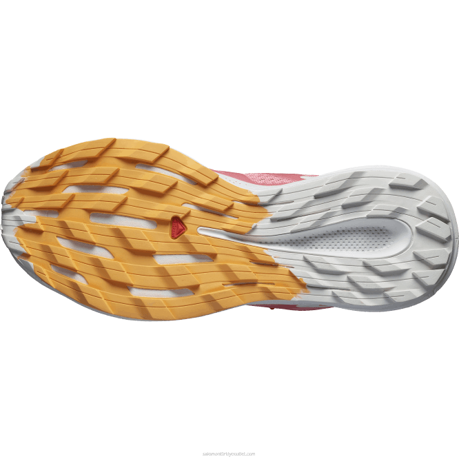 SalomonLF4H1511 kadın arazi koşu ayakkabısı - pulsar izi çay gülü/nimbus bulutu/yanan turuncu