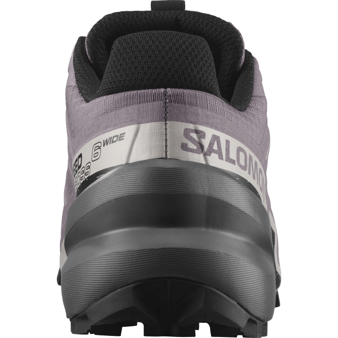 SalomonLF4H1522 Kadın arazi koşu ayakkabısı - speedcross 6 geniş ay manzarası/siyah/gül külü