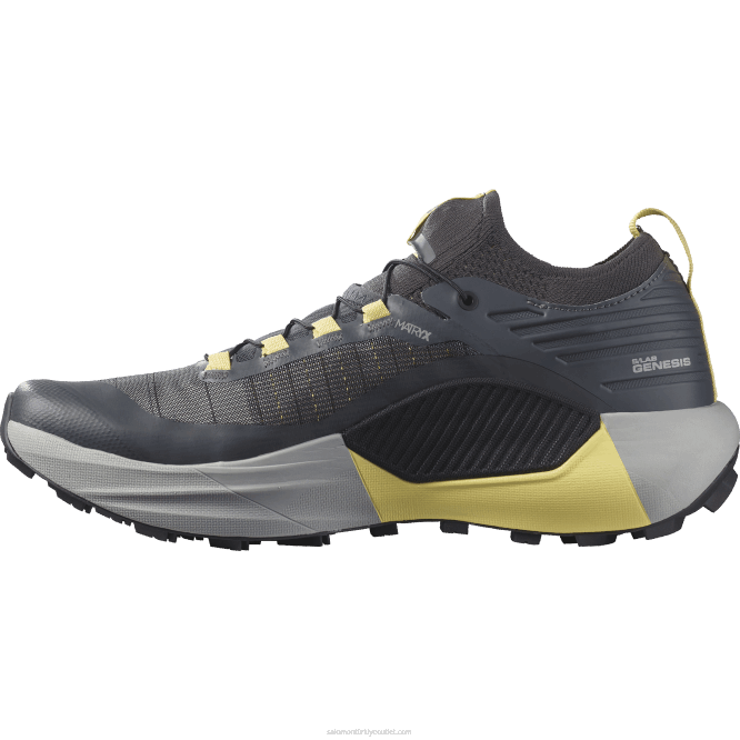 SalomonLF4H1529 Kadın arazi koşu ayakkabısı - s/lab genesis sessiz gölge/siyah/güneş elbisesi