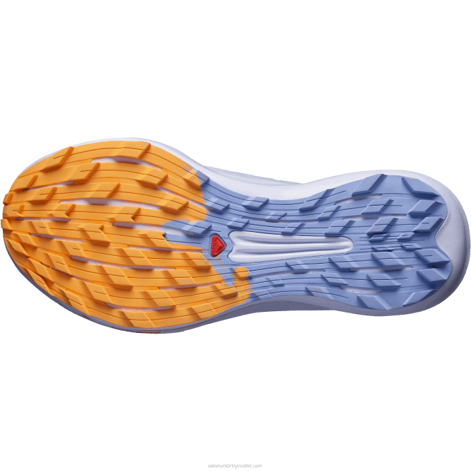 SalomonLF4H1534 kadın arazi koşu ayakkabısı - pulsar trail pro mor funda/amparo mavisi/yanan turuncu