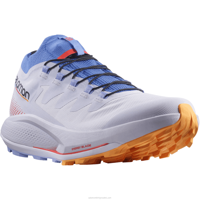 SalomonLF4H1534 kadın arazi koşu ayakkabısı - pulsar trail pro mor funda/amparo mavisi/yanan turuncu