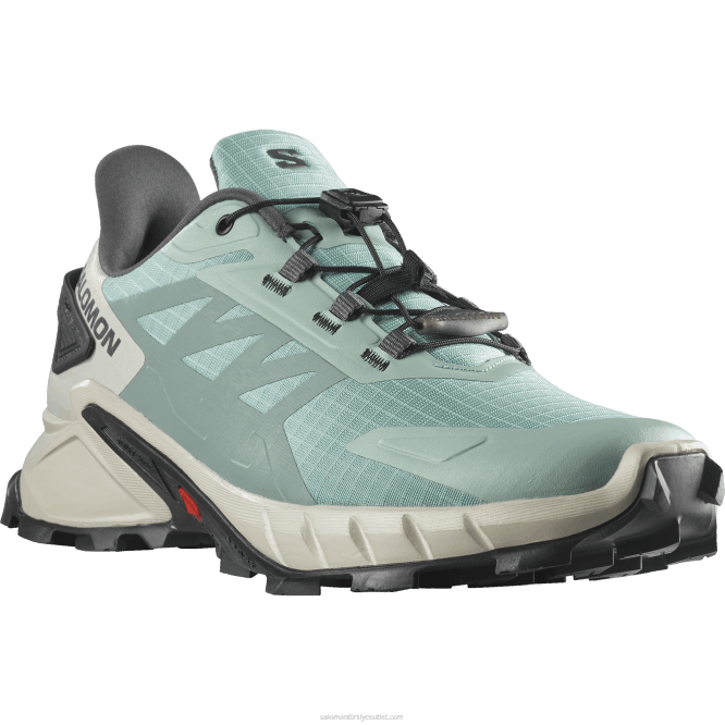 SalomonLF4H1543 Kadın arazi koşu ayakkabısı - supercross 4 akifer/ay taşı/abanoz