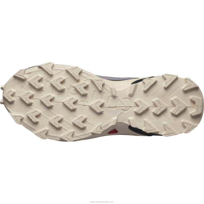 SalomonLF4H1545 Kadın arazi koşu ayakkabısı - supercross 4 ay manzarası/siyah/yumuşak şeftali