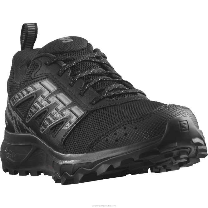 SalomonLF4H1546 kadın koşu ayakkabısı - dolaşmak siyah/erik yavru kedi/martı