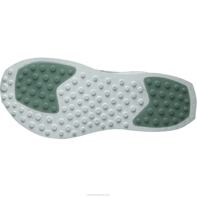 SalomonLF4H1548 Kadın kurtarma ayakkabısı - dizin sonu inci mavisi/asker/beyaz