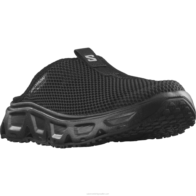 SalomonLF4H1549 Kadın kurtarma ayakkabısı - relax slide 60 siyah/alaşım