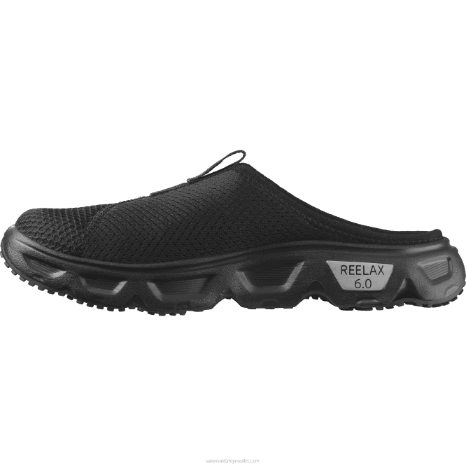 SalomonLF4H1549 Kadın kurtarma ayakkabısı - relax slide 60 siyah/alaşım