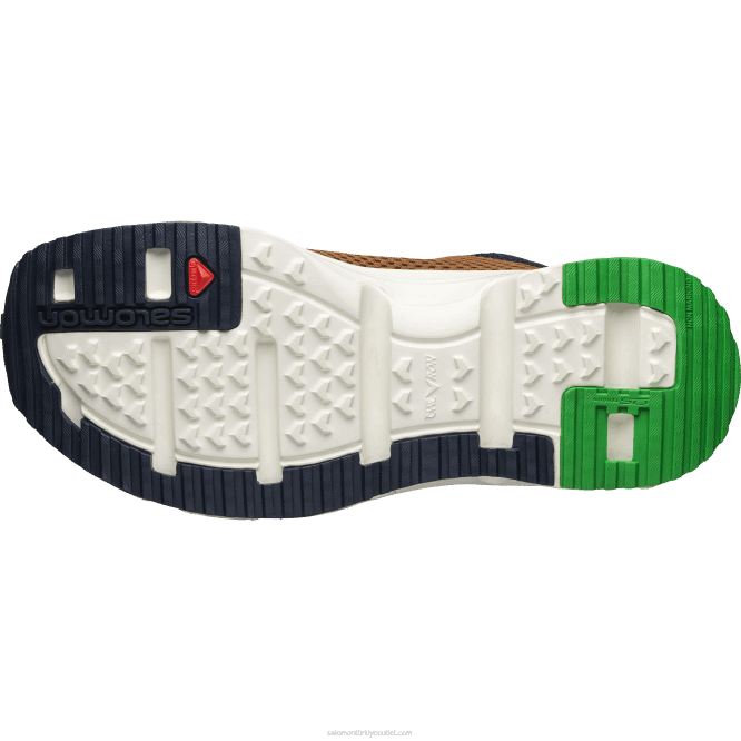 SalomonLF4H155 erkek spor ayakkabı - rx slide 30 koyu safir/kauçuk/neşeli yeşil