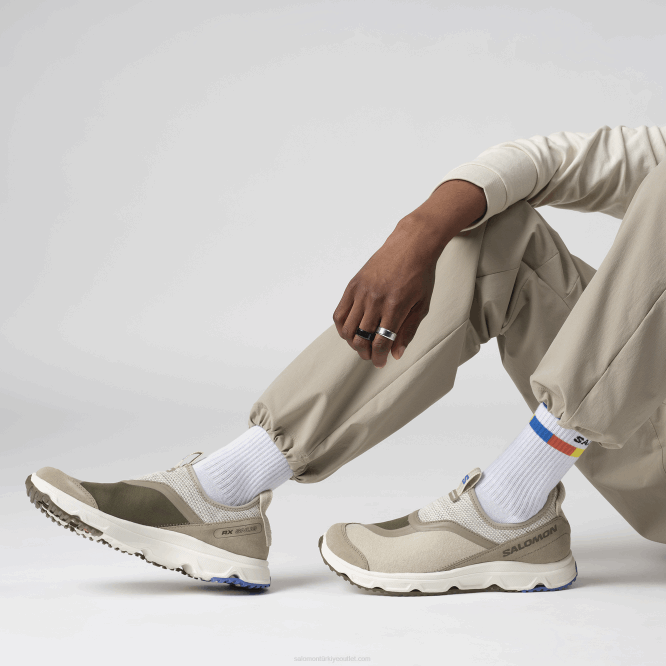 SalomonLF4H162 erkek spor ayakkabı - rx rahat kış maceraları vintage haki/tüy grisi/büyük kahverengi