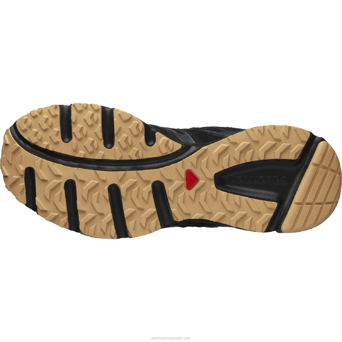 SalomonLF4H165 erkek spor ayakkabı - x-mission 4 süet siyah/abanoz/gum3