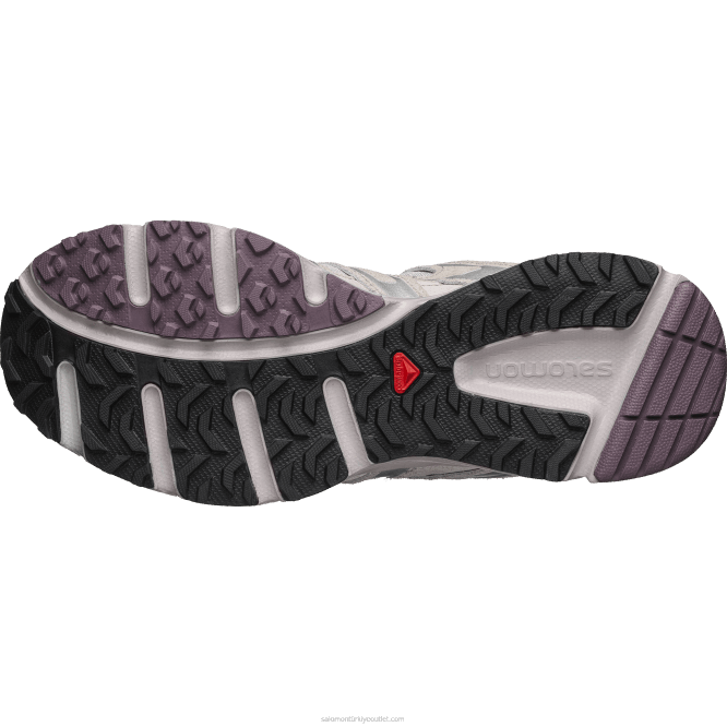 SalomonLF4H168 erkek spor ayakkabı - x-mission 4 süet erik yavru kedi/gül külleri/ftw gümüş